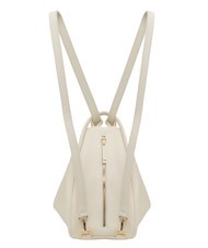 LESAC TRIO  Rucksack aus geh&auml;mmertem Leder Wei&szlig; - Damentaschen - 2