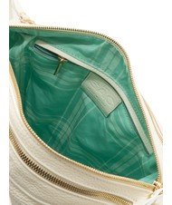 LESAC TRIO  Rucksack aus geh&auml;mmertem Leder Wei&szlig; - Damentaschen - 8