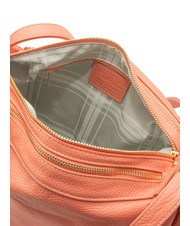 LESAC TRIO  Rucksack aus geh&auml;mmertem Leder Lachs - Damentaschen - 8