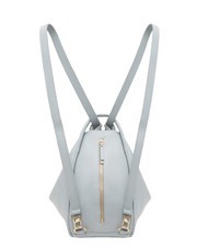 LESAC TRIO  Rucksack aus geh&auml;mmertem Leder puderblau - Damentaschen - 2