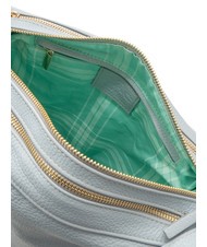 LESAC TRIO  Rucksack aus geh&auml;mmertem Leder puderblau - Damentaschen - 8