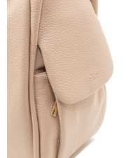 LESAC TRIO  Rucksack aus geh&auml;mmertem Leder Rose - Damentaschen - 3