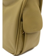 LESAC TRIO  Rucksack aus geh&auml;mmertem Leder Senf - Damentaschen - 7