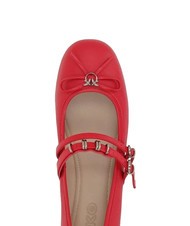 PINKO GIOIA Ballerinas aus Leder mit zwei Riemen Rot - Damenschuhe - 3