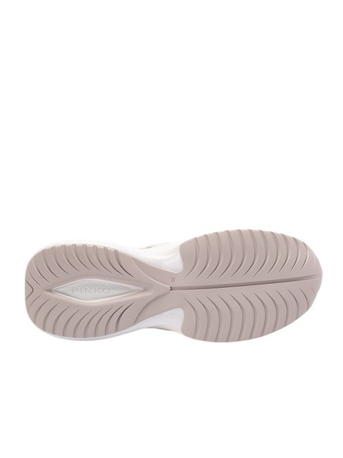 ARIEL Sneakers mit verspiegelten Details wei&szlig;/silber - Damenschuhe