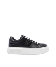 PINKO YOKO Plateau-Sneaker aus Leder schwarze Limousine - Damenschuhe - 2