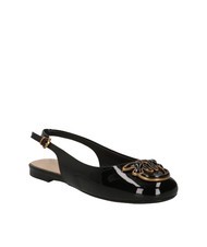 PINKO MAGGY Gl&auml;nzende Ballerinas mit Slingback schwarze Limousine - Damenschuhe - 3