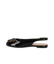 PINKO MAGGY Gl&auml;nzende Ballerinas mit Slingback schwarze Limousine - Damenschuhe - 4