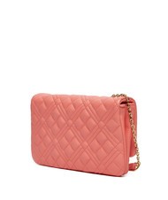 LOVE MOSCHINO QUILTED Kleine Umh&auml;ngetasche Koralle - Damentaschen - 2