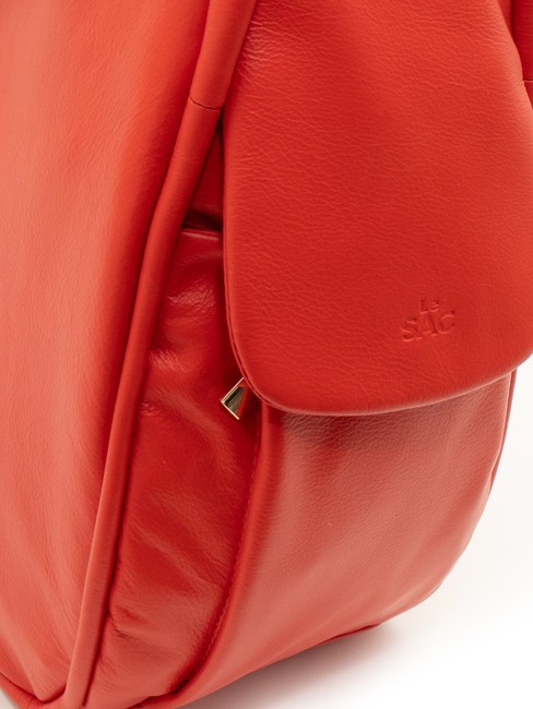 TRIO Rucksack aus Nappaleder rot30 - Damentaschen