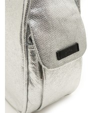 LESAC TRIO Rucksack aus Metallic-Leder Silber - Damentaschen - 7