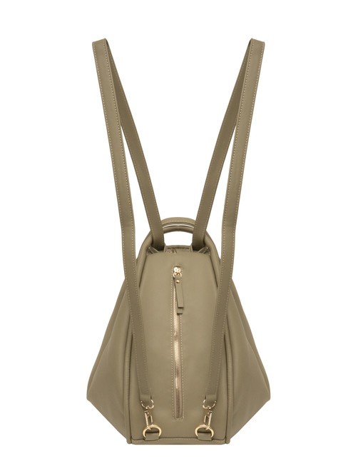 TRIO  Rucksack aus geh&auml;mmertem Leder Taube - Damentaschen