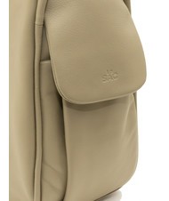 LESAC TRIO  Rucksack aus geh&auml;mmertem Leder Taube - Damentaschen - 7