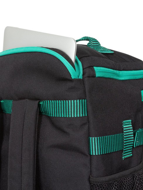 CARRY PACK 17" Laptop-Rucksack Kontraststreifen schwarz - Rucks&auml;cke f&uuml;r Schule &amp; Freizeit