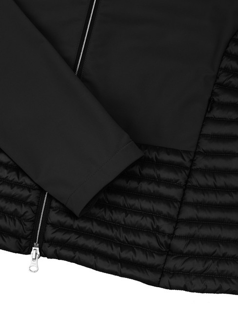 ARKELL Leichte Daunenjacke mit Kapuze Schwarz - Daunenjacken f&uuml;r Damen