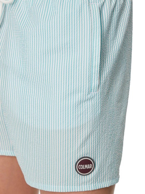 WIRE Bermuda hawaiianisch-wei&szlig; - Herrenbadehosen