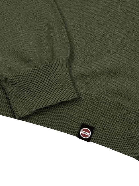 EXPLORING Rundhalspullover aus Baumwolle botanisch - Herrenpullover