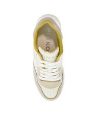 PINKO MANDY Damen-Sneaker wei&szlig;/limone - Damenschuhe - 4
