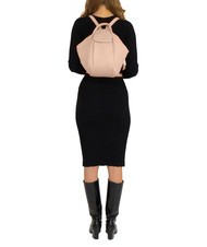 LESAC TRIO  Rucksack aus geh&auml;mmertem Leder Rose - Damentaschen - 6