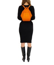 LESAC TRIO  Rucksack aus geh&auml;mmertem Leder orange - Damentaschen - 5