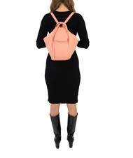 LESAC TRIO  Rucksack aus geh&auml;mmertem Leder altrosa - Damentaschen - 5