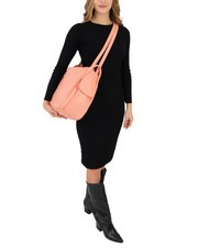 LESAC TRIO  Rucksack aus geh&auml;mmertem Leder altrosa - Damentaschen - 6