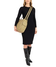 LESAC TRIO  Rucksack aus geh&auml;mmertem Leder Taube - Damentaschen - 6