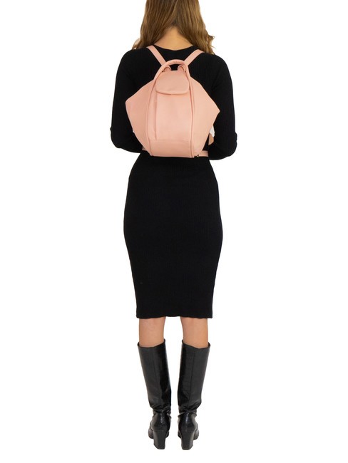 TRIO Rucksack aus Nappaleder staubiges Rosa - Damentaschen