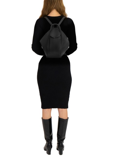 TRIO Rucksack aus Nappaleder schwarz19 - Damentaschen