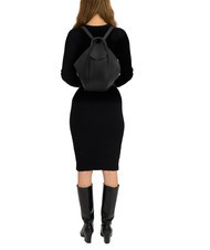 LESAC TRIO Rucksack aus Nappaleder schwarz19 - Damentaschen - 5