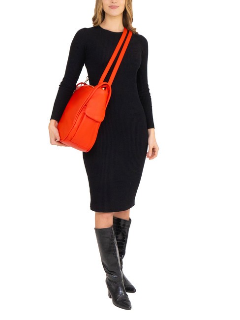 TRIO Rucksack aus Nappaleder rot30 - Damentaschen