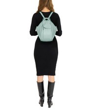 LESAC TRIO Rucksack aus Nappaleder mittleres Salbeigr&uuml;n - Damentaschen - 5