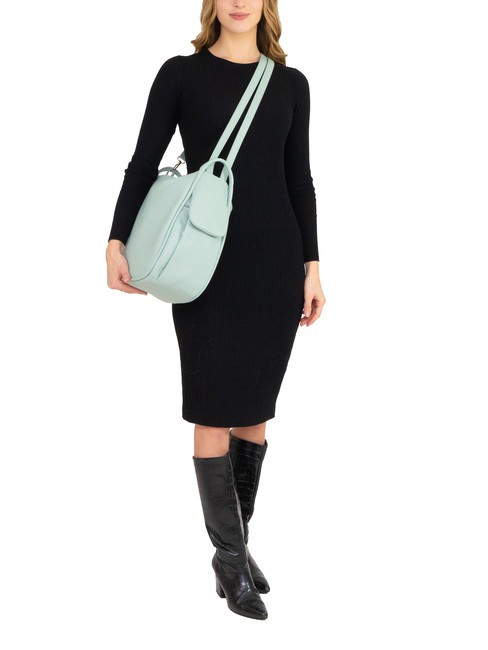 TRIO Rucksack aus Nappaleder mittleres Salbeigr&uuml;n - Damentaschen