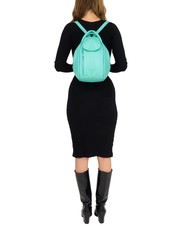 LESAC TRIO Rucksack aus Nappaleder helles Salbeigr&uuml;n - Damentaschen - 5