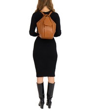 LESAC TRIO  Rucksack aus geh&auml;mmertem Leder Leder25 - Damentaschen - 6