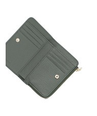 COCCINELLE METALLIC SOFT Kleine Geldb&ouml;rse aus Leder Algen - Brieftaschen Damen - 2