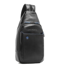 PIQUADRO BLUE SQUARE One-Shoulder-Rucksack aus Leder - Umh&auml;ngetaschen Herren