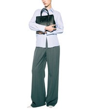 FURLA TESSA Tragetasche aus Leder mit Andromeda-Print Schwarz - Damentaschen - 3