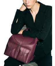 FURLA GARDENIA Lederrucksack mit Keria-Print Rote Johannisbeere - Damentaschen - 3