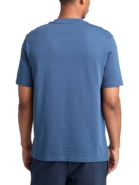 EMBROIDERY TONAL Baumwoll t-shirt dunkler Jeansstoff - Herren-T-Shirts