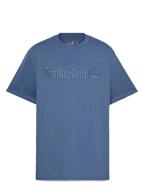 EMBROIDERY TONAL Baumwoll t-shirt dunkler Jeansstoff - Herren-T-Shirts