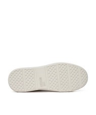 LOVE MOSCHINO BOLD 40 Ledersneaker wei&szlig; Rot - Damenschuhe - 6