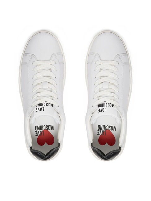 BOLD 40 Ledersneaker wei&szlig; schwarz - Damenschuhe