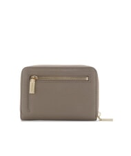 COCCINELLE METALLIC SOFT Geldb&ouml;rse mit umlaufendem Rei&szlig;verschluss warmes Taupe - Brieftaschen Damen - 4