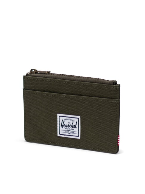OSCAR Flaches Kartenetui mit M&uuml;nzfach Efeu - Brieftaschen Herren