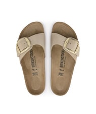 BIRKENSTOCK MADRID BIG BUCKLE Slipper aus Nubukleder Sandburg - Damenschuhe - 4