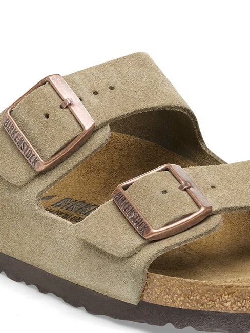 ARIZONA Sandalen-Slipper mit Schnallen Taupe - Schuhe Unisex