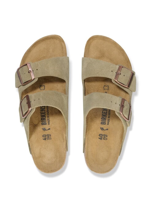 ARIZONA Sandalen-Slipper mit Schnallen Taupe - Schuhe Unisex