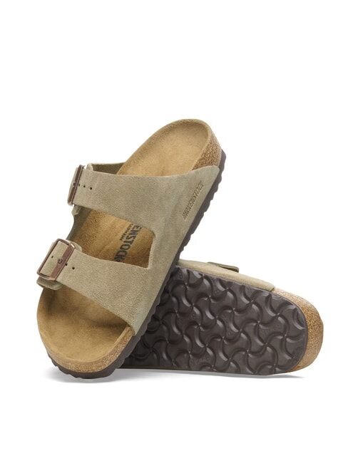 ARIZONA Sandalen-Slipper mit Schnallen Taupe - Schuhe Unisex