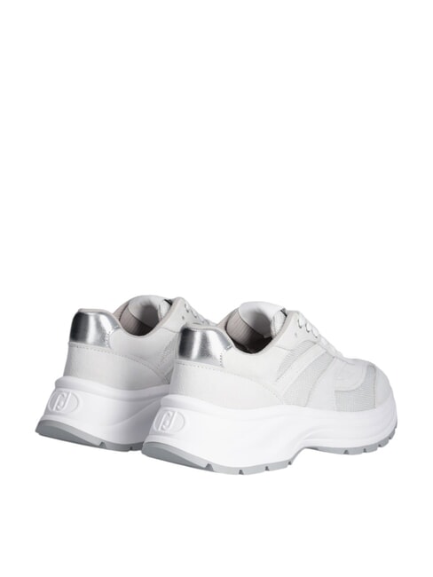 EVA 03 Sneakers aus Wildleder und hellem Mesh creme/wei&szlig; - Damenschuhe